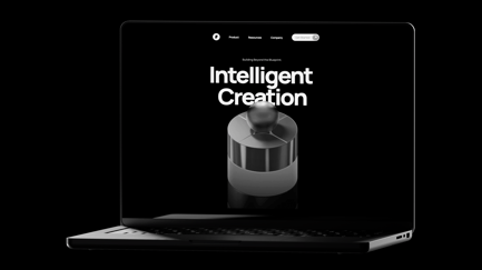 Preview: Intelligent Creation – Minimalist Tech Landing Hero Template