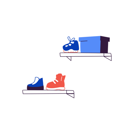 Schuh-Display