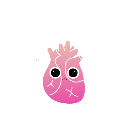 Distressed Heart Health Alert Motion Graphic