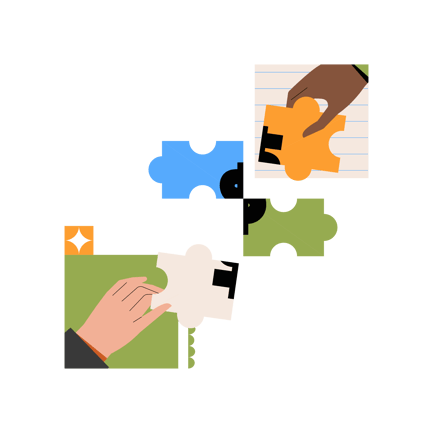 Financial Puzzle Illustration