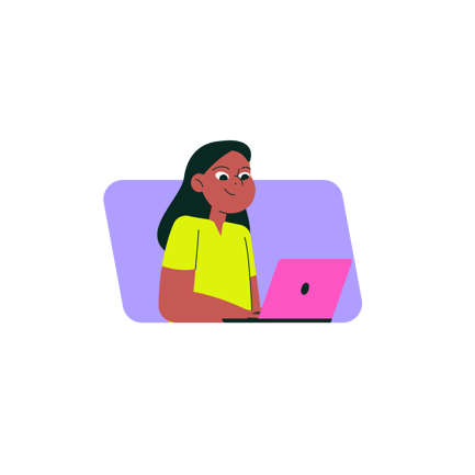 Working On Laptop