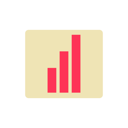 Growing Bar Chart Flat Style Animation