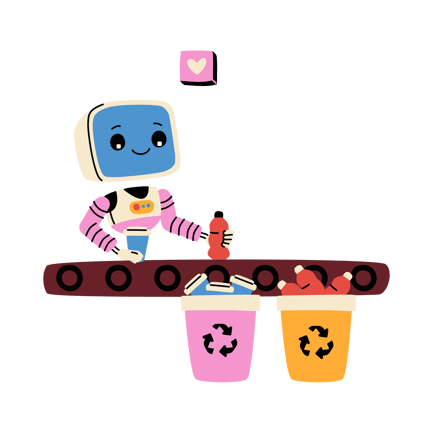 AI Sorting Waste