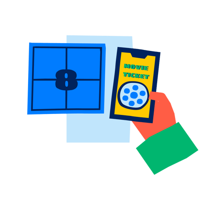 Achat de billets de cinéma