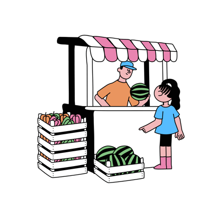 Marché fermier