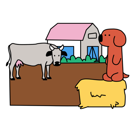 Hay Feeding