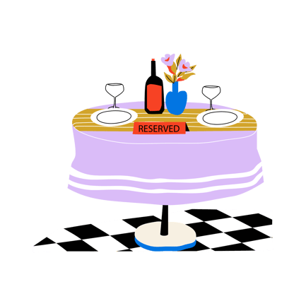 Reserved Table