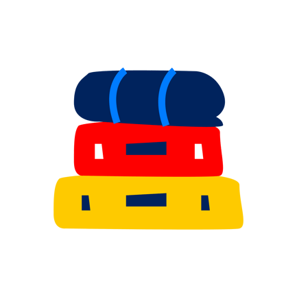 Stacked Luggage