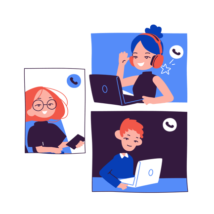 Virtual Team Meeting