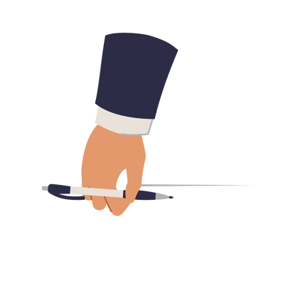 Hand Writing Signature Animation