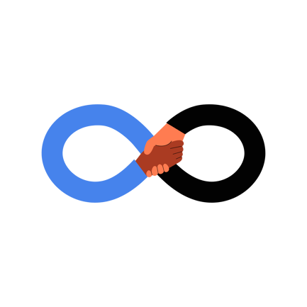 Animated Infinite Partnership Handshake