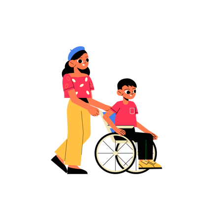 Assisted Wheelchair Ride