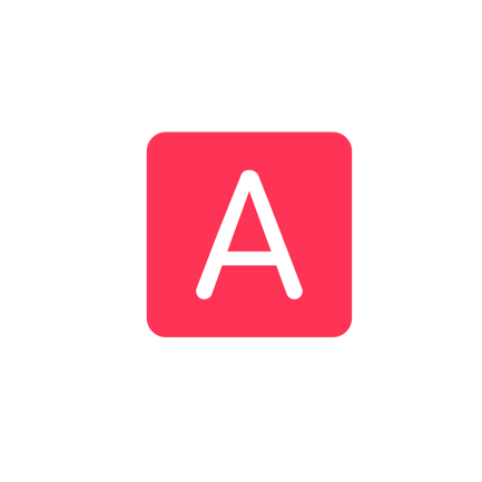 Animated Letter a Icon