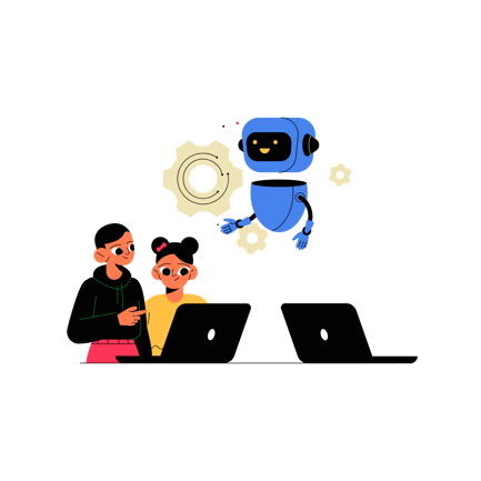 Robotics Students Learning with a Robot Assistant