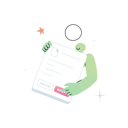 Accept Terms and Conditions Animation