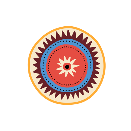 Mandala Pattern Plate