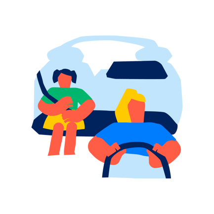 Sichere Autofahrt