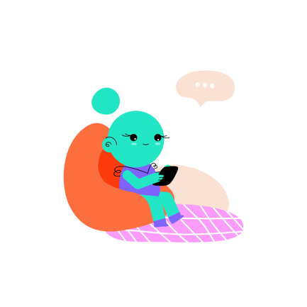 Mobile Messaging Notification Animation Loop