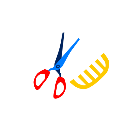 Scissors and Comb