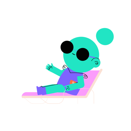 Chilling Character Lounging