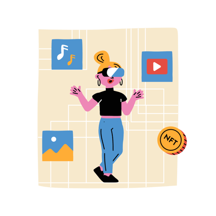 Exploring a Virtual Nft Gallery in Vr