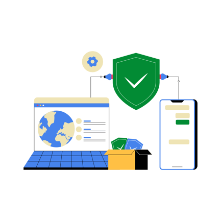 Secure Network Illustration