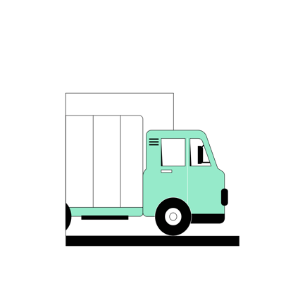 Delivery Truck Illustration