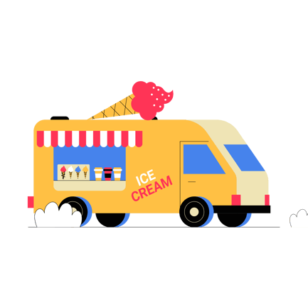Animated Ice Cream Van