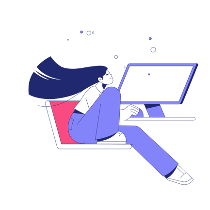 Cash Flow Duotone Illustration