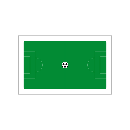 Animated Soccer Field with Ball
