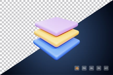 Preview: Layer 3d Icon