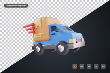 Preview: Truck Delivery 3d Icon