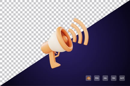 Preview: Megaphone 3d Icon