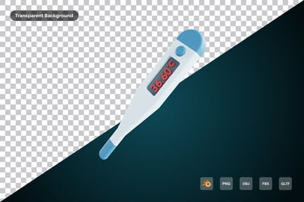 Preview: Thermometer 3d Icon