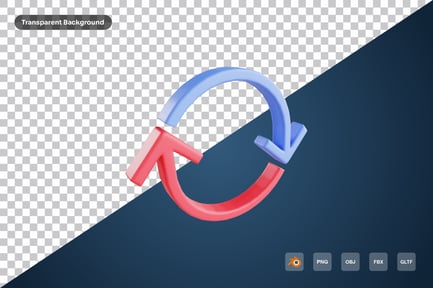 Preview: Refresh 3d Icon