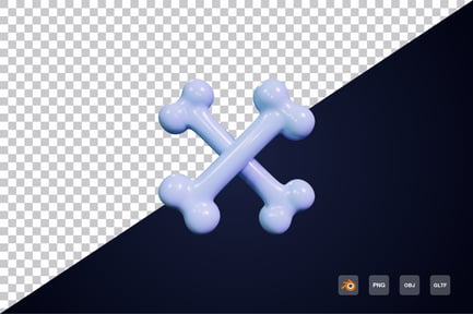 Preview: 3d bones Icon