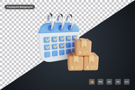 Preview: Delivery Date 3d Icon