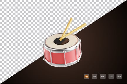 Preview: 3d Drum Icon