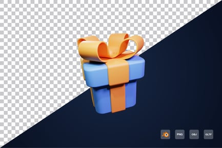 Preview: 3d Gift Box Icon