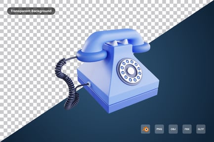 Preview: Telephone 3d Icon