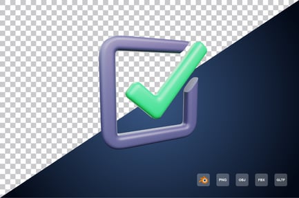 Preview: Checklist 3d Icon