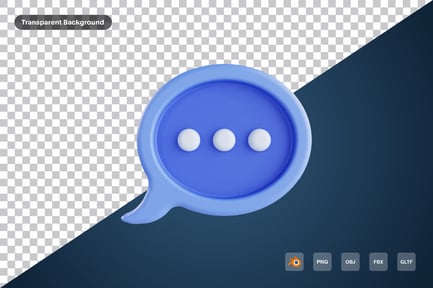 Preview: Conversation Chat 3d Icon