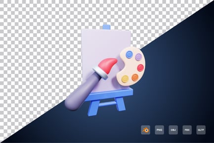 Preview: Canvas 3d Icon