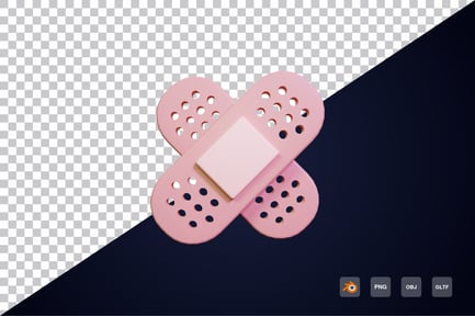Preview: 3d bandage Icon