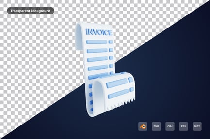 Preview: Invoice 3d icon