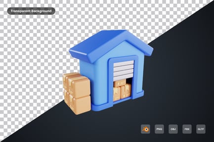 Preview: Warehouse 3d Icon
