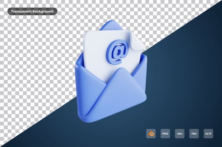Preview: Email 3d Icon