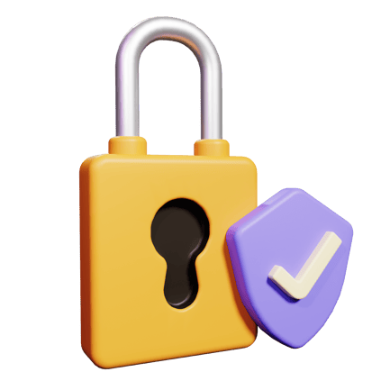 Preview: 3d Padlock Shield Icon