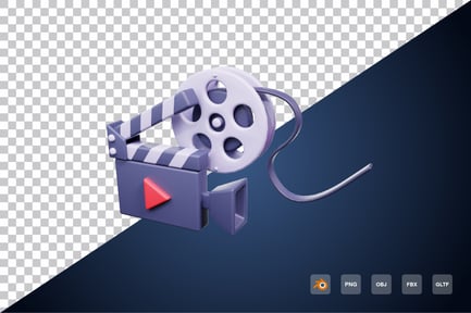 Preview: Videography 3d Icon