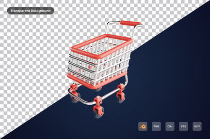 Preview: Trolley 3d icon